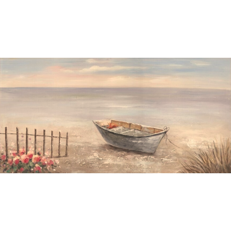 Quadro Pintura Óleo Praia 140x70